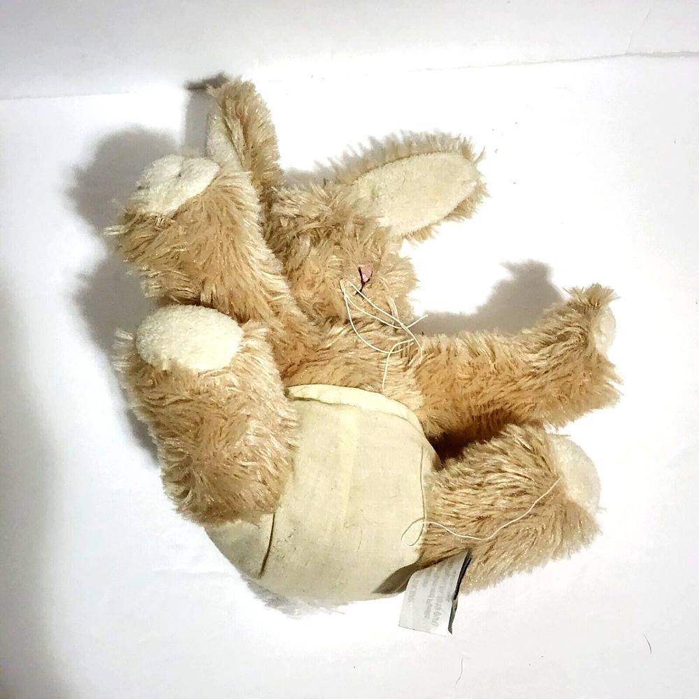 The Wittles Bunnies By the Bay Baby Bunny Rabbit Plush Sewn Eyes Pink Nose 6"